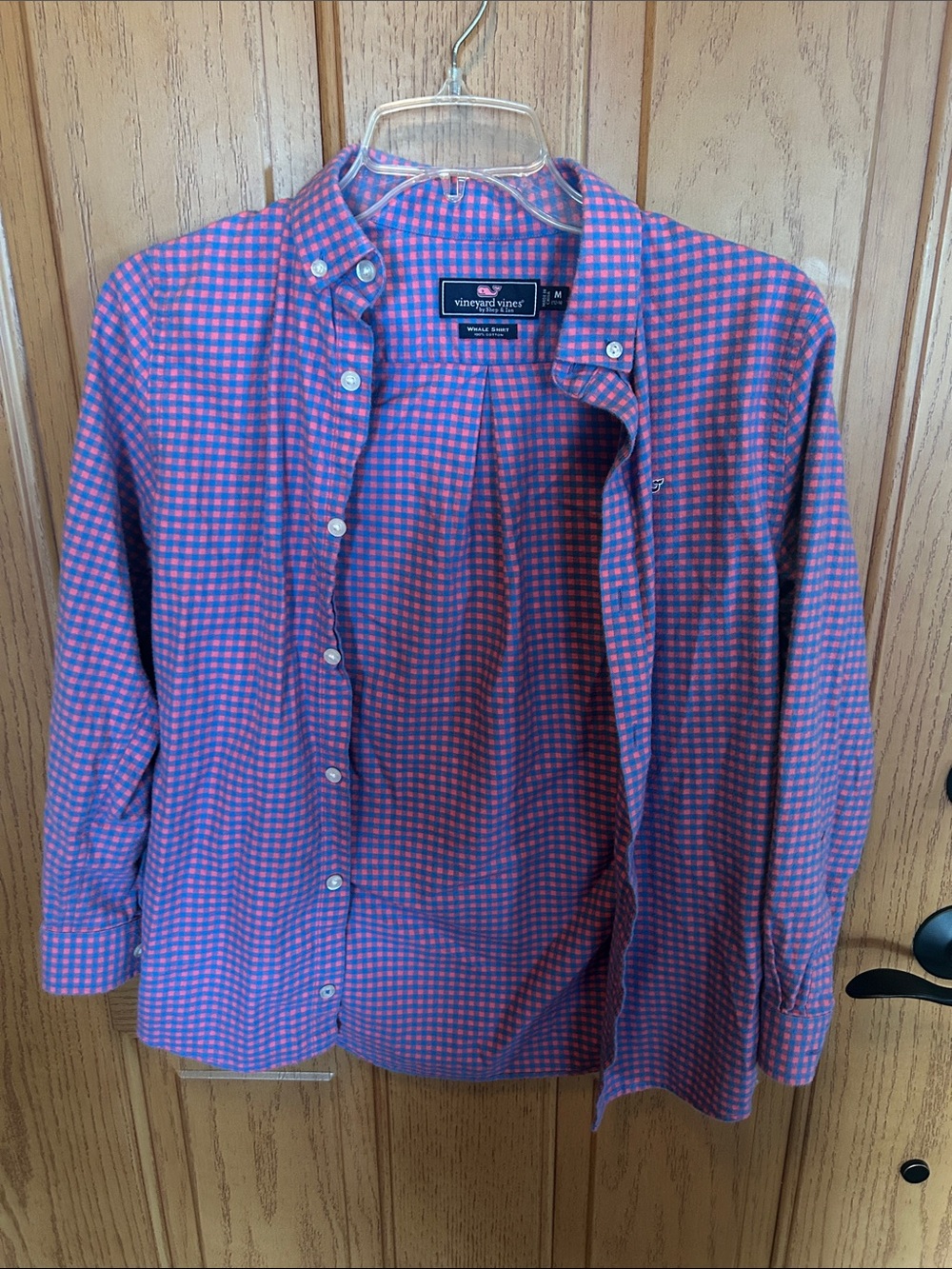 Vineyard Vines Pink and Blue Gingham Button-Down Shirt - Kids